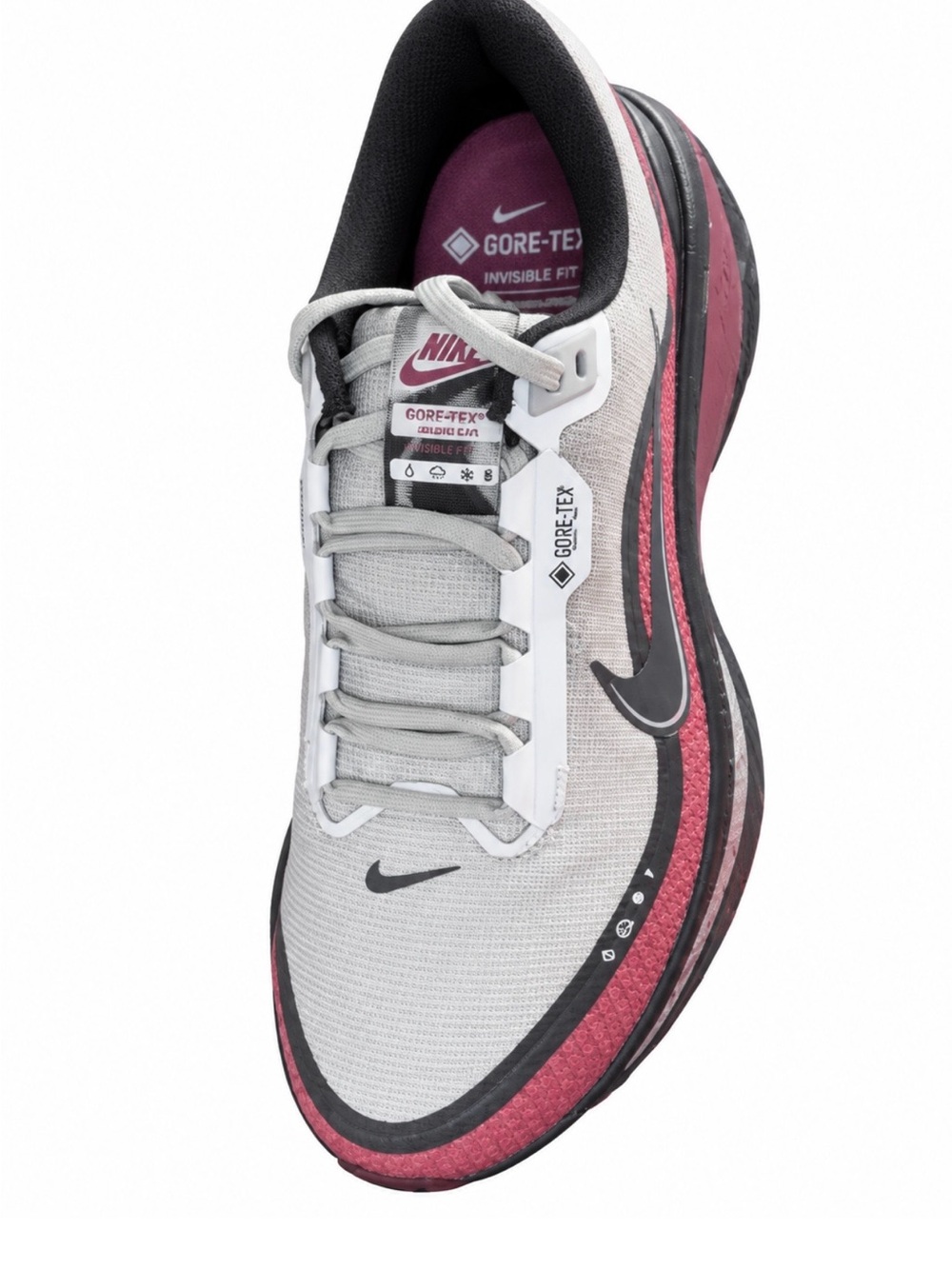Nike Vomero 18 GORE-TEX Women’s 10 / Men’s 8.5 Gray Burgundy New in Box